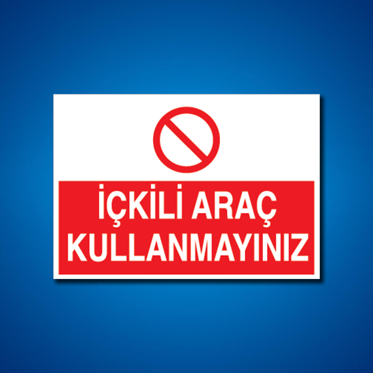 Alkol İş Güvenliği Etiketleri