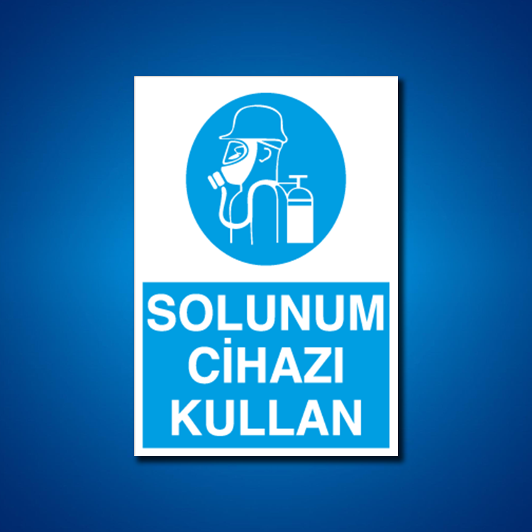 Toz Gaz Maskesi İş Güvenliği Etiketleri