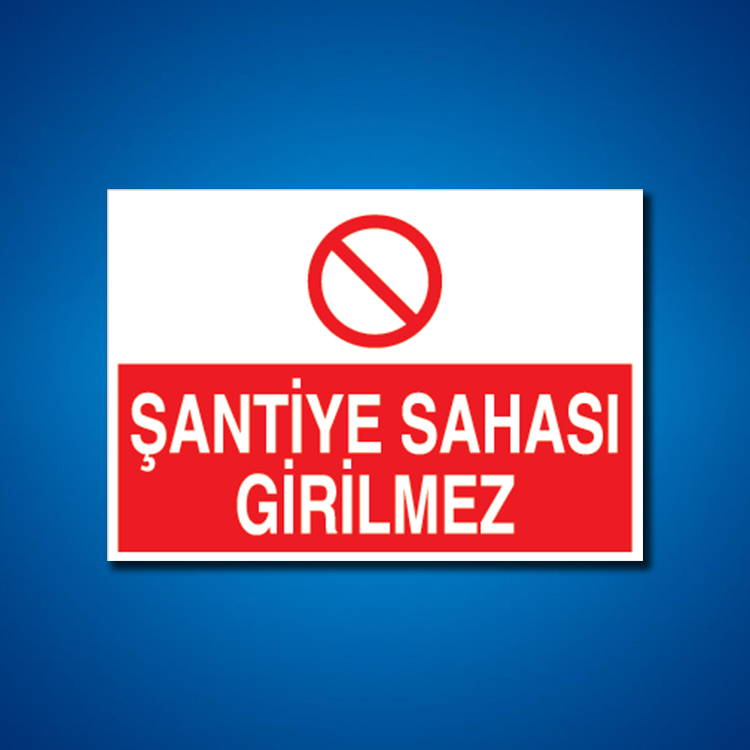 Şantiye İş Güvenliği Etiketleri