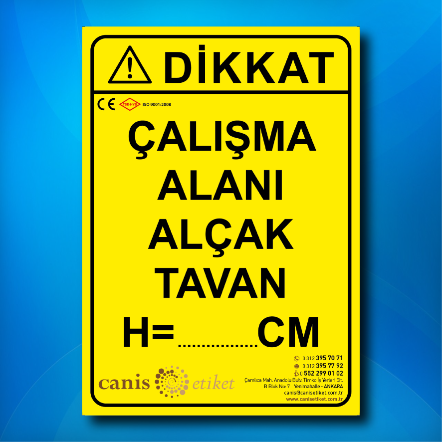 Asansör Risk Analizi Etiketi