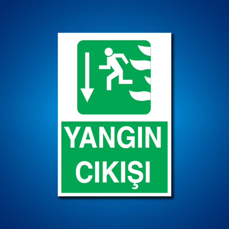 Yangın Çıkışı Etiketleri