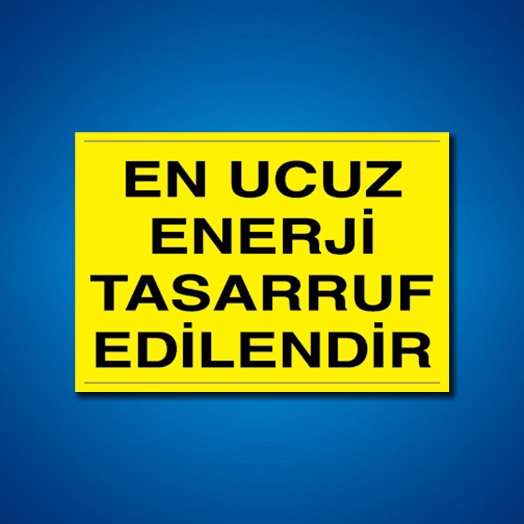 Tasarruf İş Güvenliği Etiketleri
