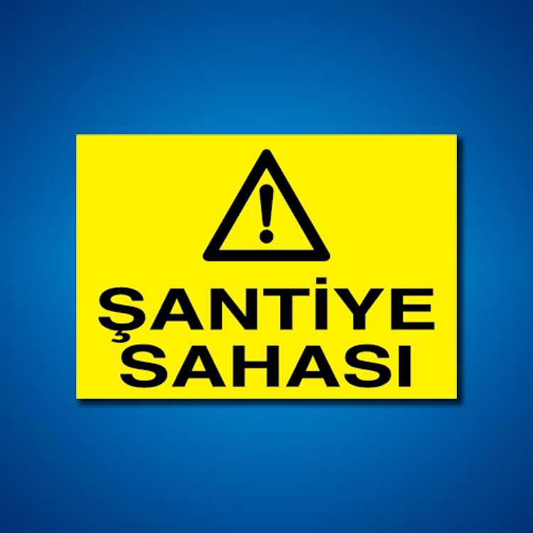 Şantiye İş Güvenliği Etiketleri