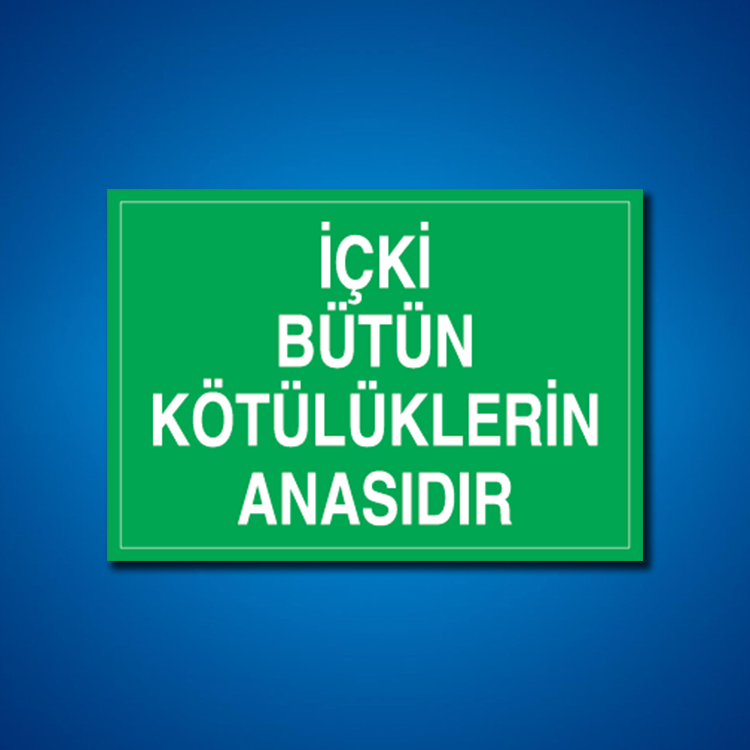 Alkol İş Güvenliği Etiketleri