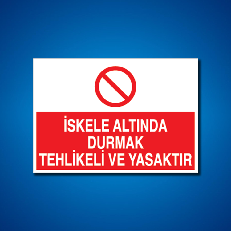 İskele İş Güvenliği Etiketleri