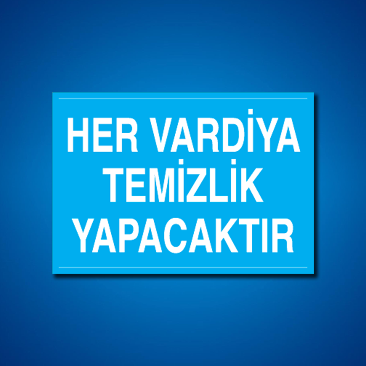 Temizlik-Düzen İş Güvenliği Etiketleri