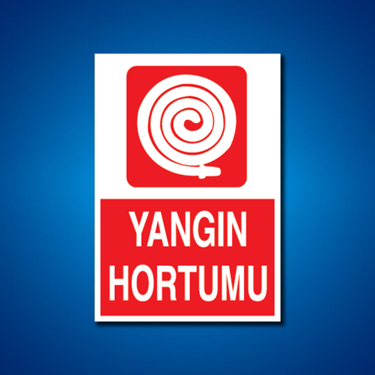 Yangınla Mücadele İş Güvenliği Etiketleri