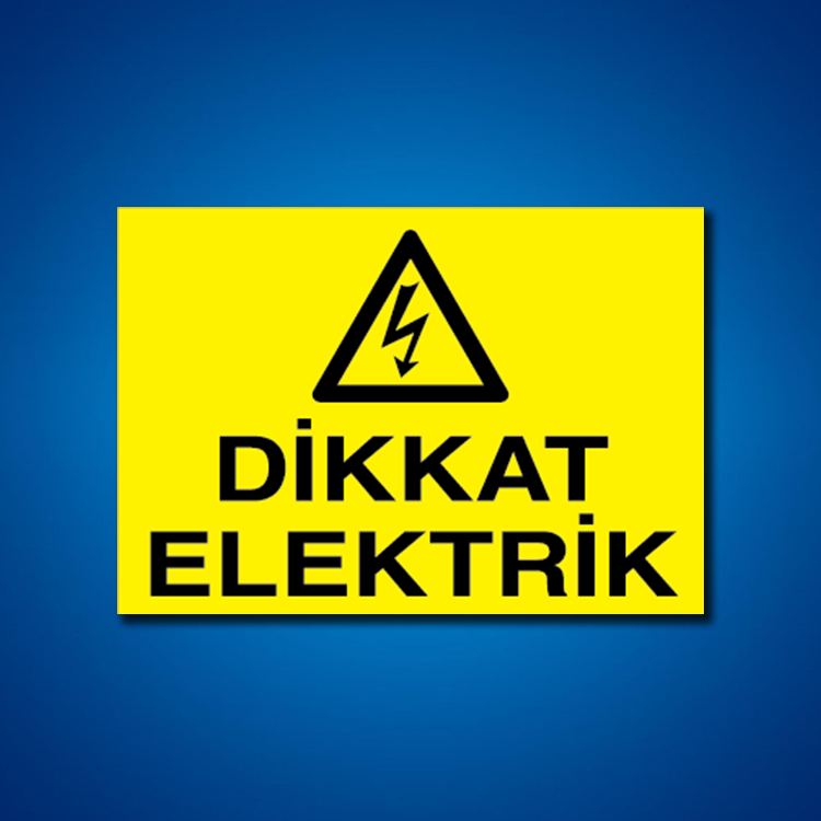 Elektrik İş Güvenliği Etiketleri