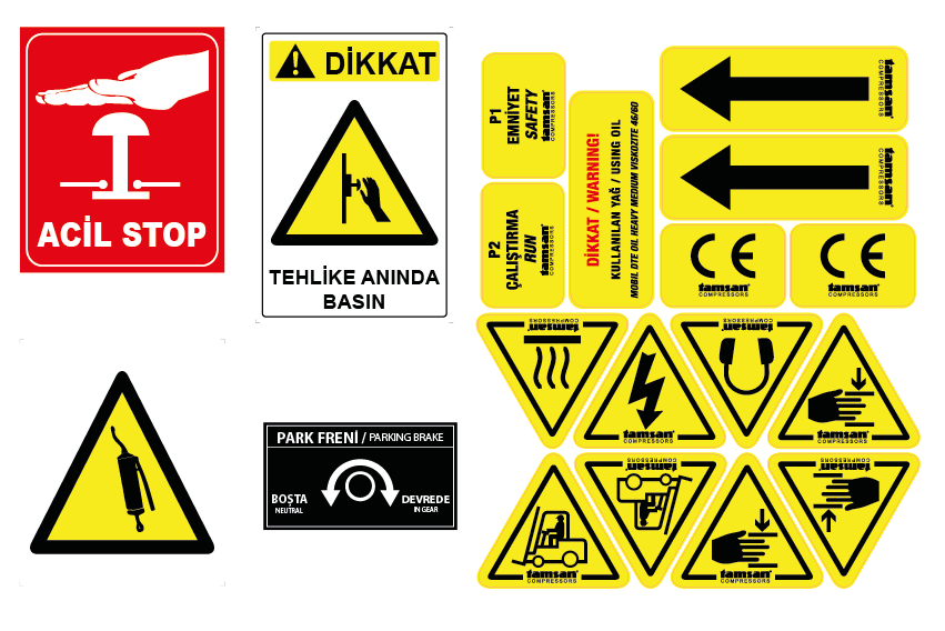 Uyarı Ve Güvenlik Etiketleri
