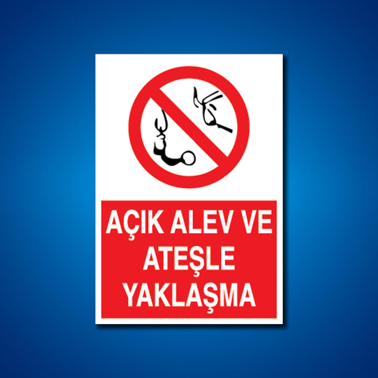 Ateş Ve Alev Uyarı İşaretleri