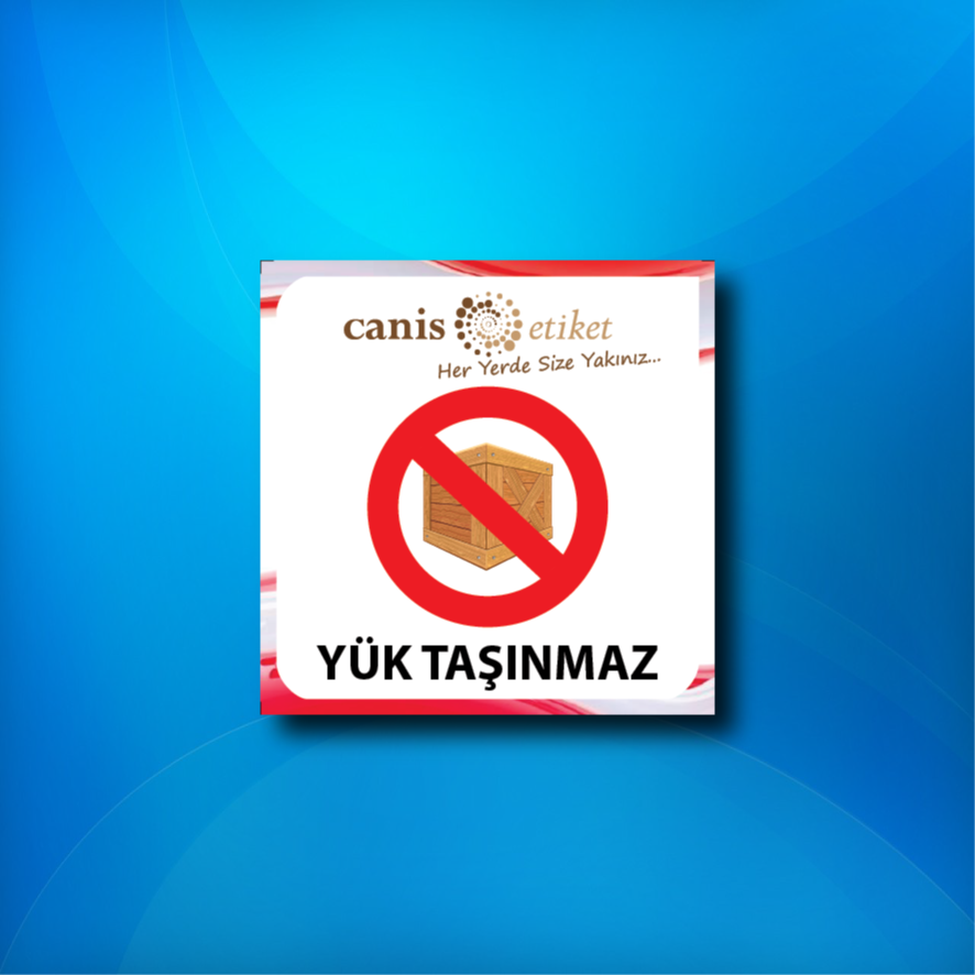 Asansör Uyarı Ve Güvenlik Etiketi