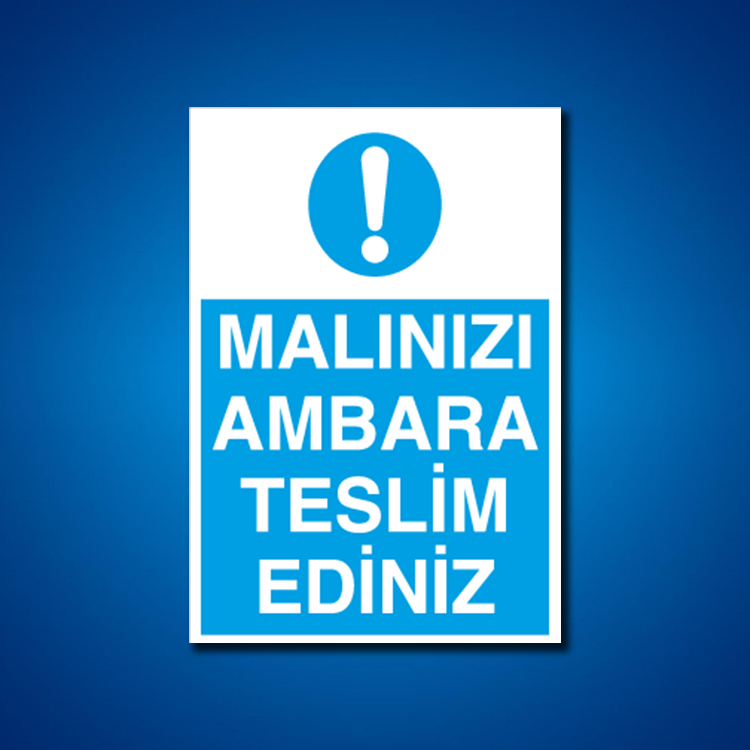 İstif-Raf-Depo İş Güvenliği Etiketleri