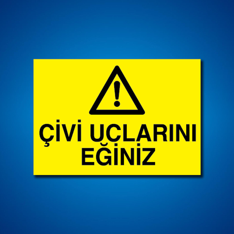 İnşaat İş Güvenliği Etiketleri