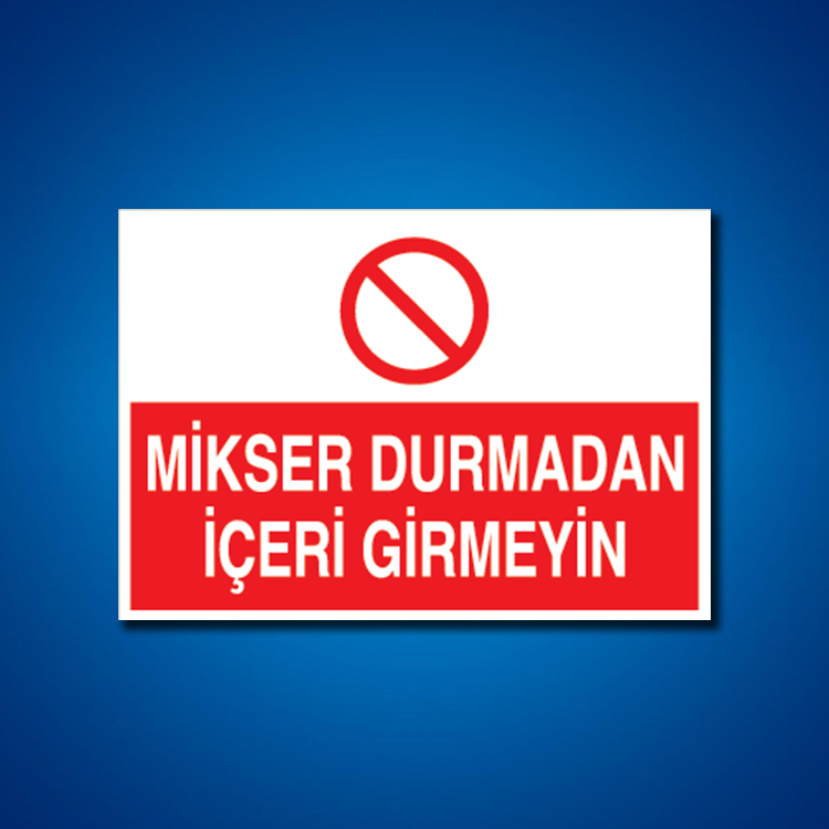 Diğer Makinalar İş Güvenliği Etiketleri