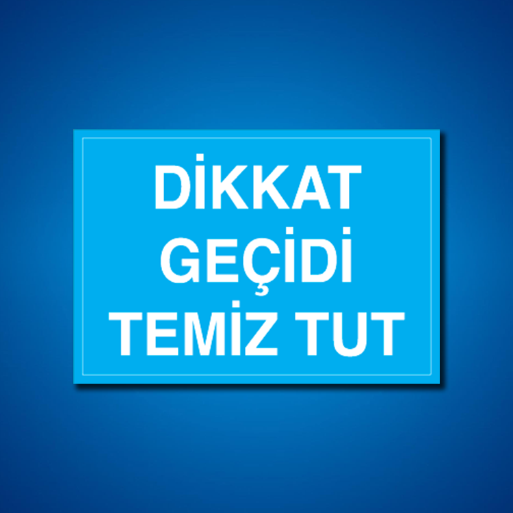 Temizlik-Düzen İş Güvenliği Etiketleri
