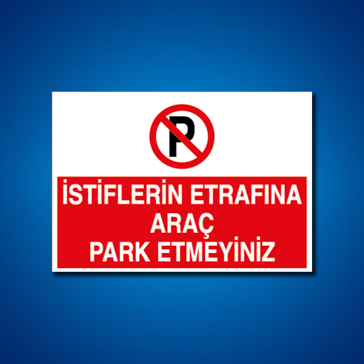 Park İş Güvenliği Etiketleri