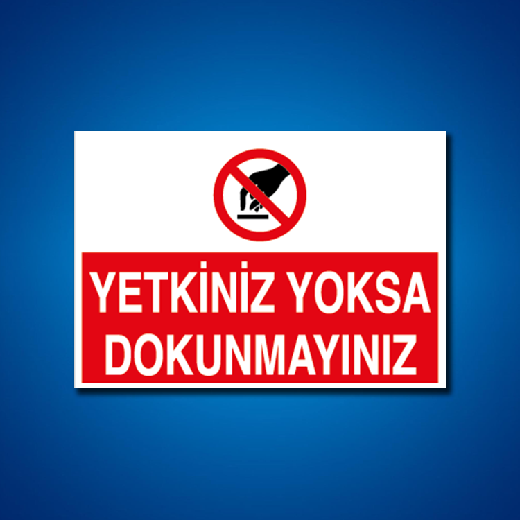 Makine İş Güvenliği Etiketleri