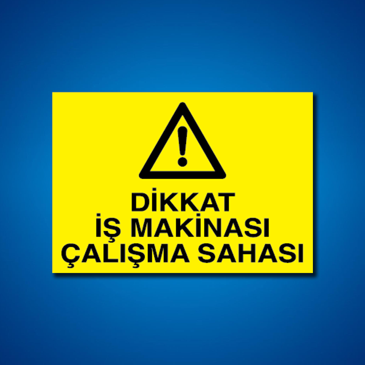 İş Makinesi İş Güvenliği Etiketleri