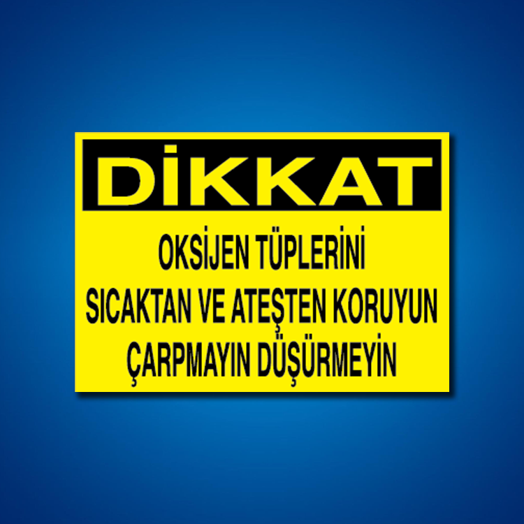 Tüpler İş Güvenliği Etiketi