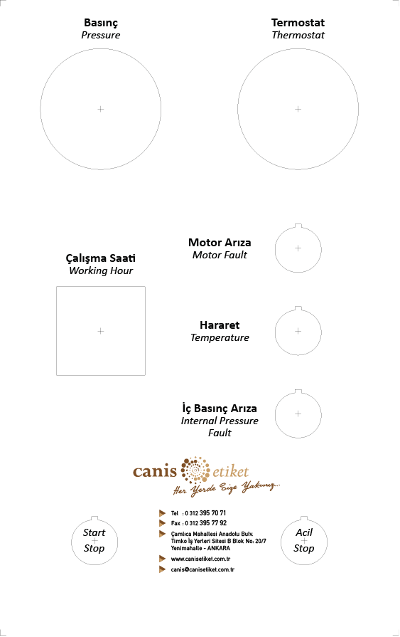 Mimik Diyagram Etiketleri