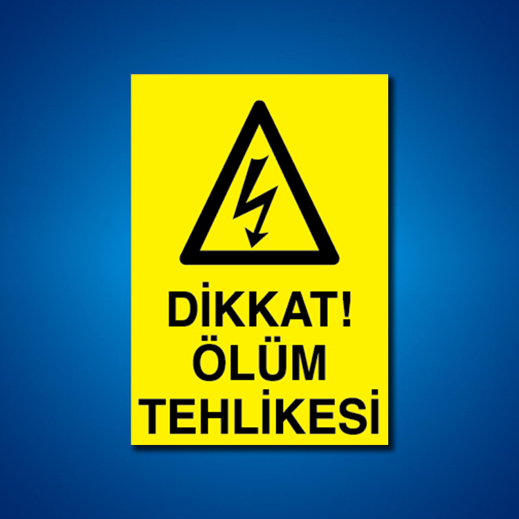 Elektrik İş Güvenliği Etiketleri