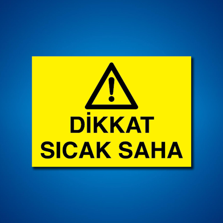 Hava-Su-Isı İş Güvenliği Etiketleri