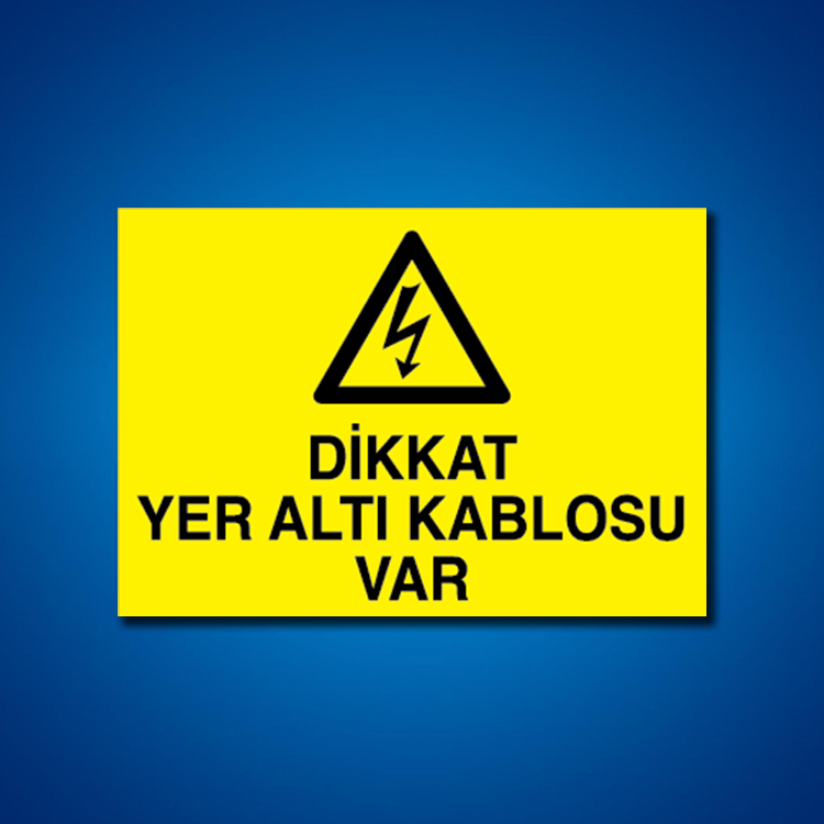 Kablo İş Güvenliği Etiketleri