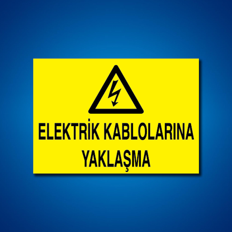 Kablo İş Güvenliği Etiketleri