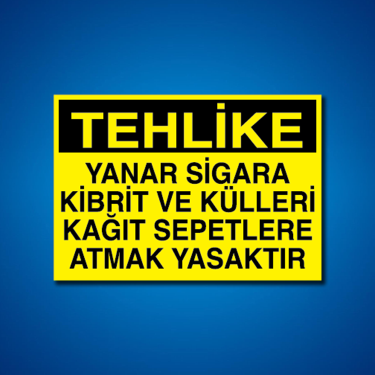 Ateş Ve Alev Uyarı İşaretleri