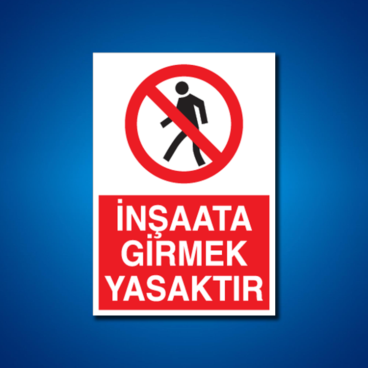 İnşaat İş Güvenliği Etiketleri