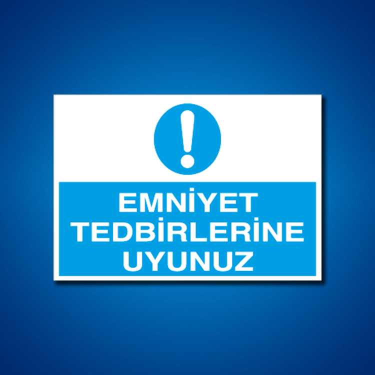 Ekipman İş Güvenliği Etiketleri