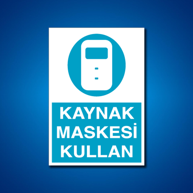 Yüz Koruma İş Güvenliği Etiketleri