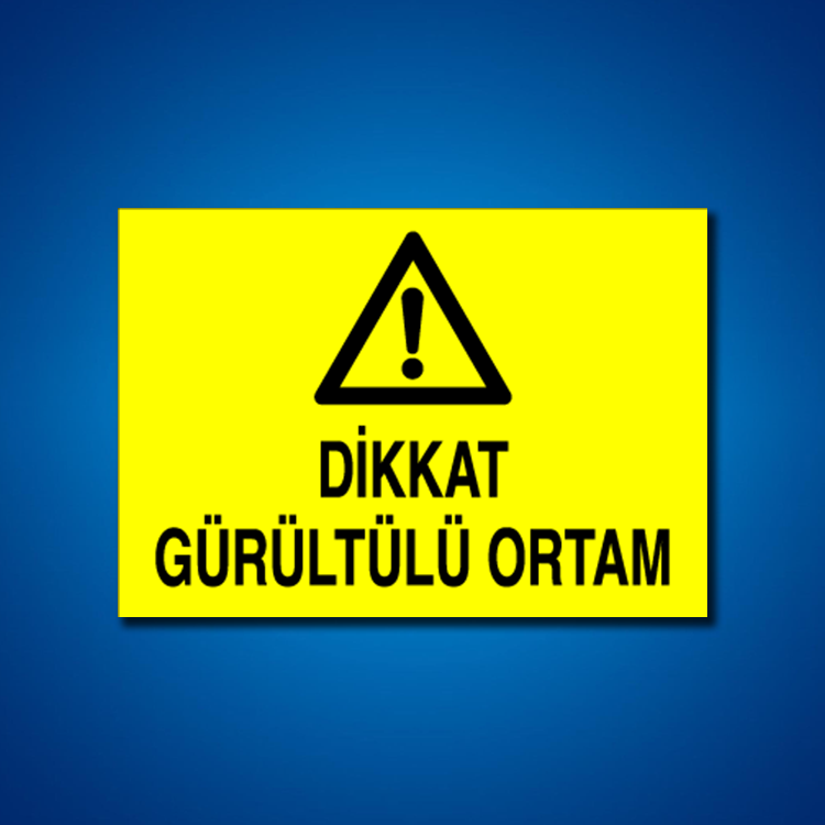 Kulak Koruma İş Güvenliği Etiketleri