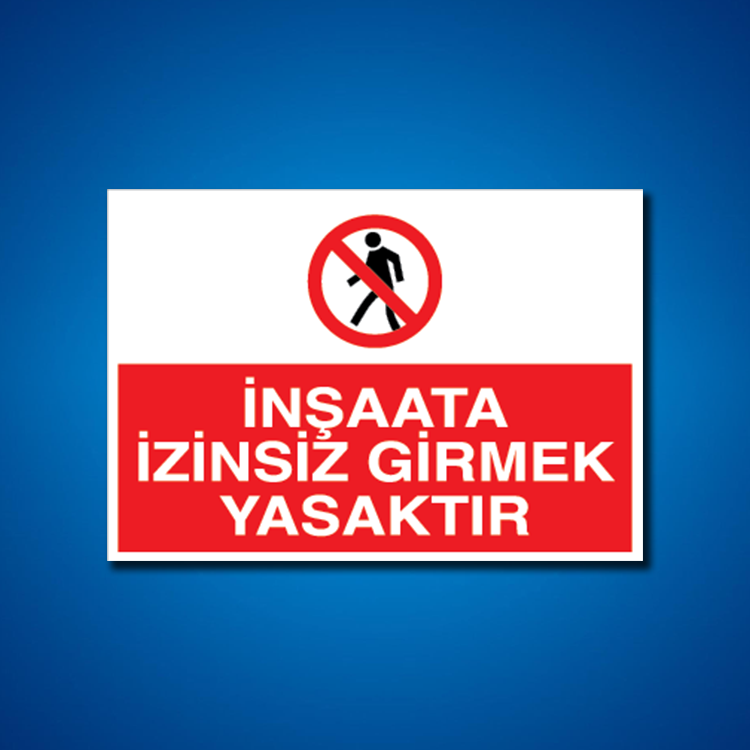İnşaat İş Güvenliği Etiketleri