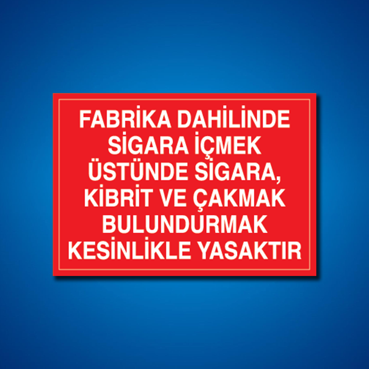 Ateş Ve Alev Uyarı İşaretleri