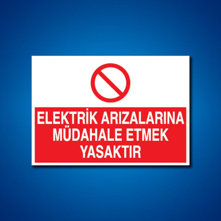 Elektrik İş Güvenliği Etiketleri