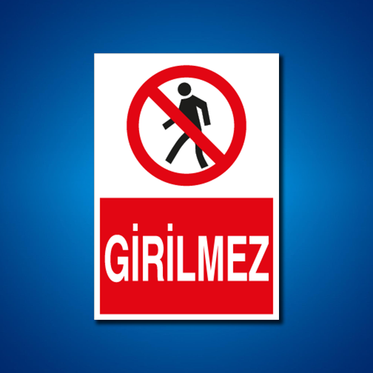 Göz Koruma İş Güvenliği Etiketleri