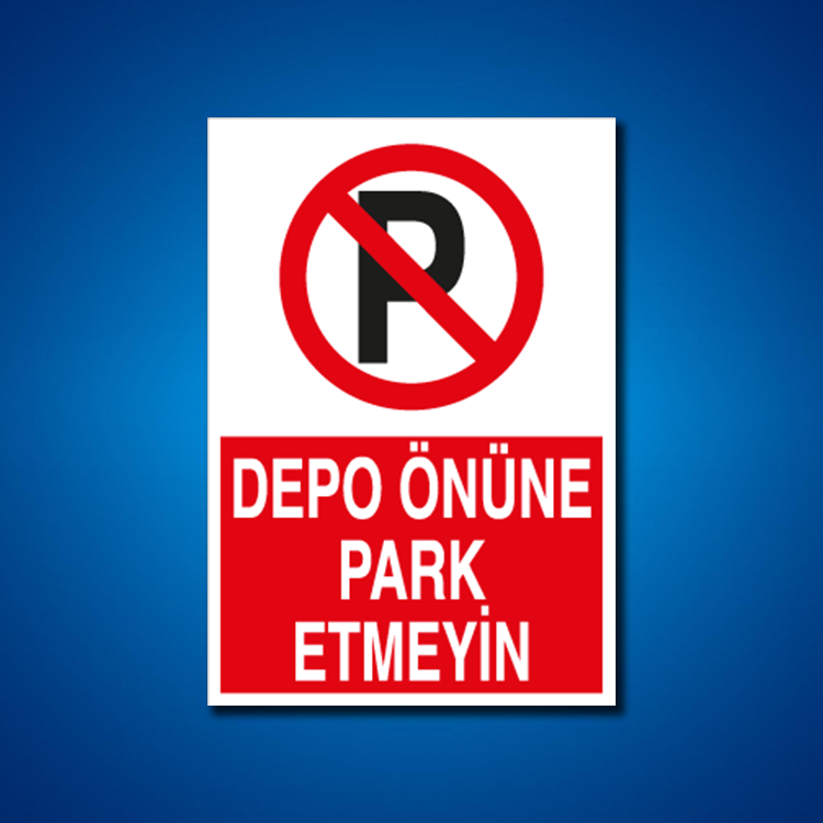 Park İş Güvenliği Etiketleri
