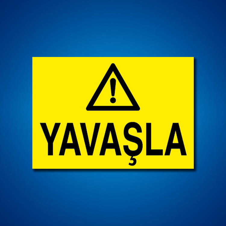 Şoför Araç Kantar Yaya İş Güvenliği Etiketleri