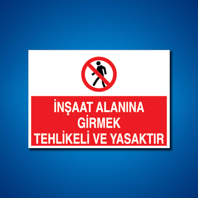 İnşaat İş Güvenliği Etiketleri