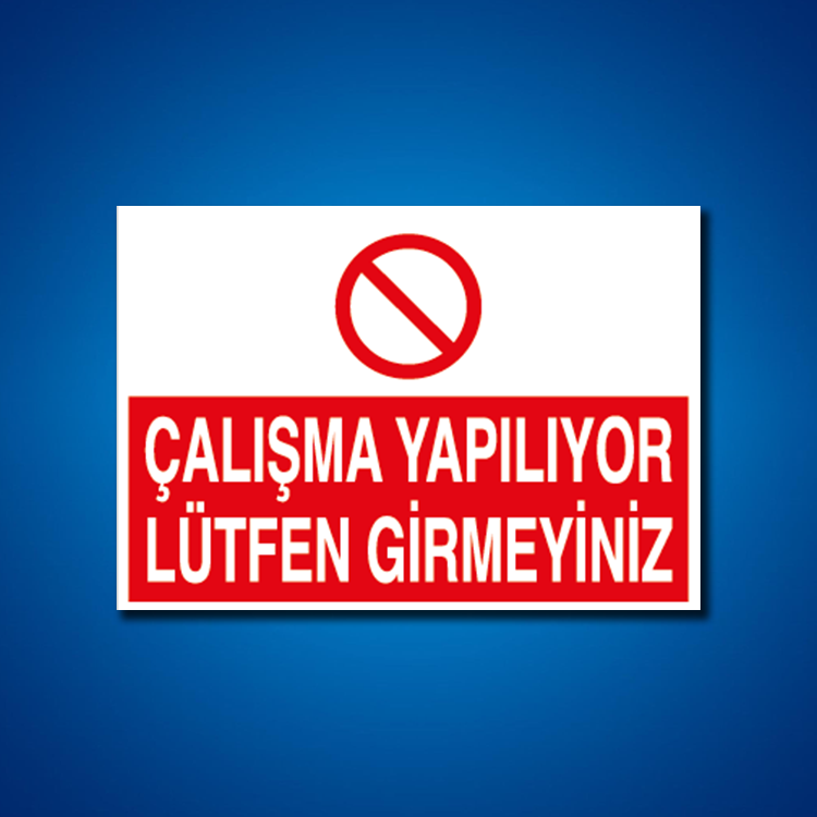 Giriş-Çıkış İş Güvenliği Etiketleri