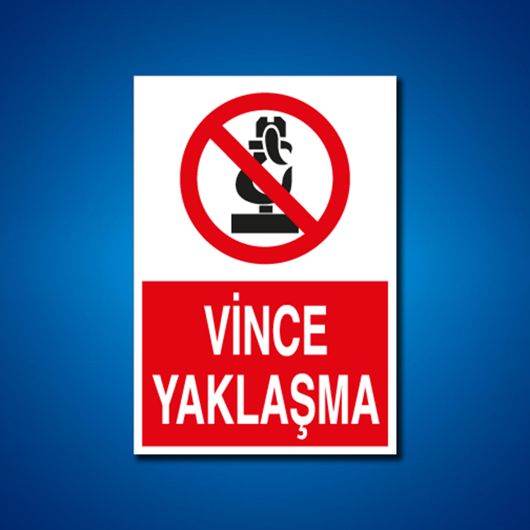 Vinç İş Güvenliği Etiketleri