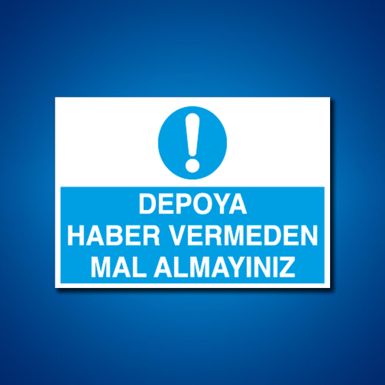 İstif-Raf-Depo İş Güvenliği Etiketleri