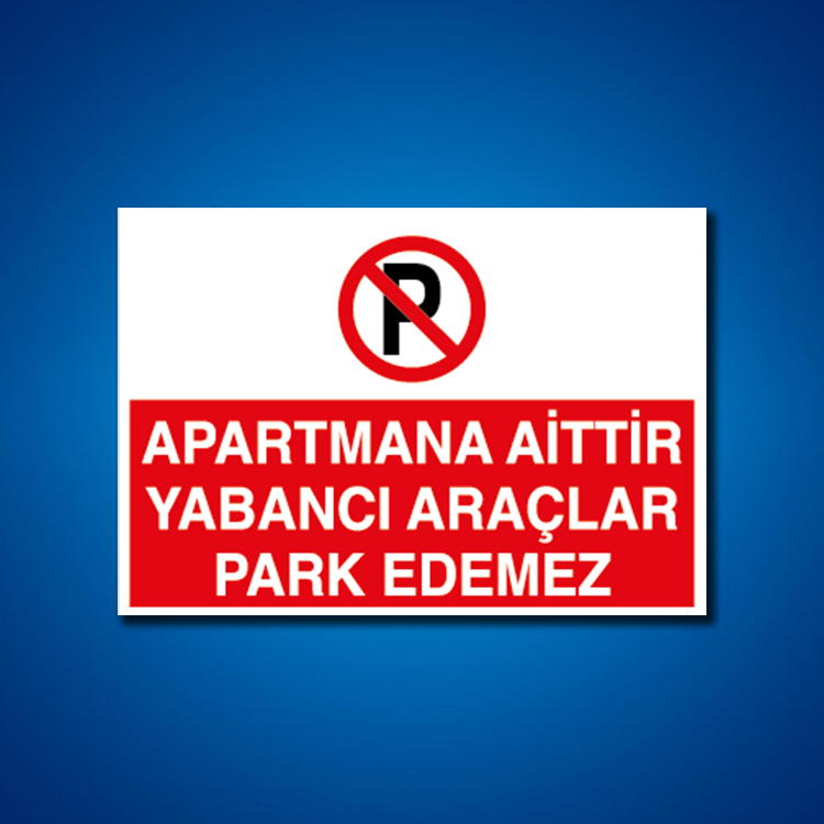 Park İş Güvenliği Etiketleri