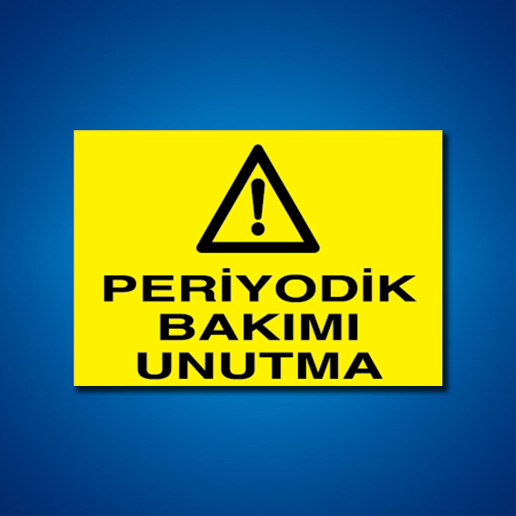 Bakım Arıza Ayar Ve Yağlama Etiketleri