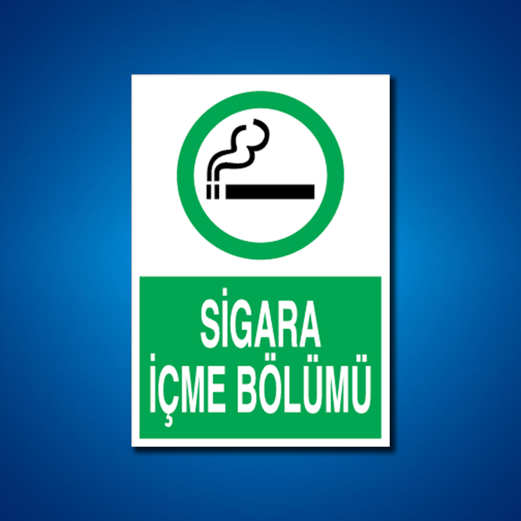 Sigara İş Güvenliği Etiketleri