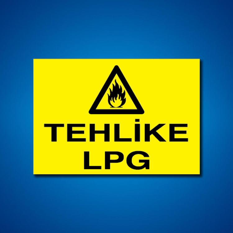 Doğal Gaz İş Güvenliği Etiketleri