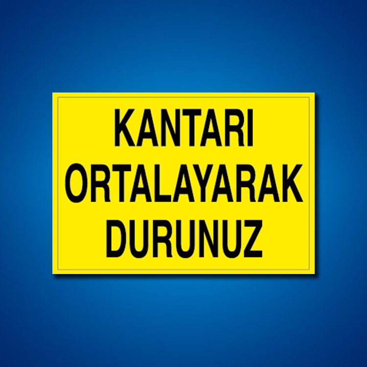 Şoför Araç Kantar Yaya İş Güvenliği Etiketleri