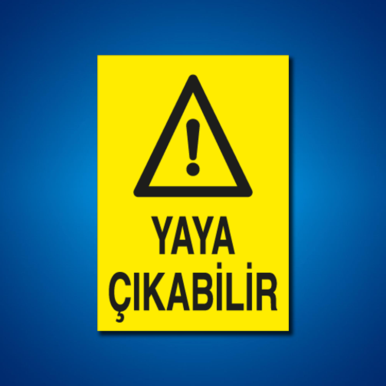 Şoför Araç Kantar Yaya İş Güvenliği Etiketleri