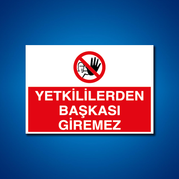 Giriş-Çıkış İş Güvenliği Etiketleri